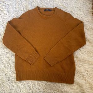 J. Crew Men’s Lambswool Sweater in Camel